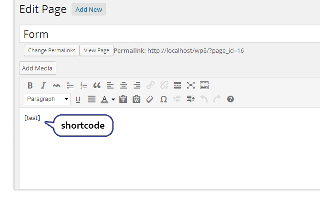 Apply shortcode