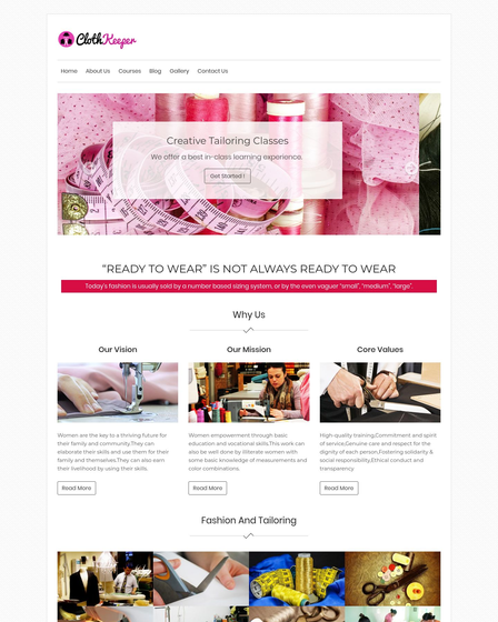 Sewing Machine Sale WordPress Theme & Template