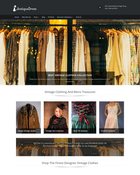 vintage clothes website