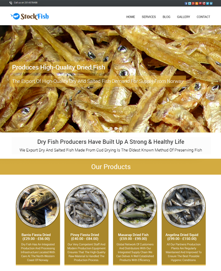 StockFish] Dried Fish WordPress Theme & Template