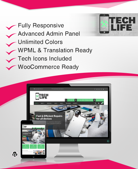 TechLife WordPress Theme