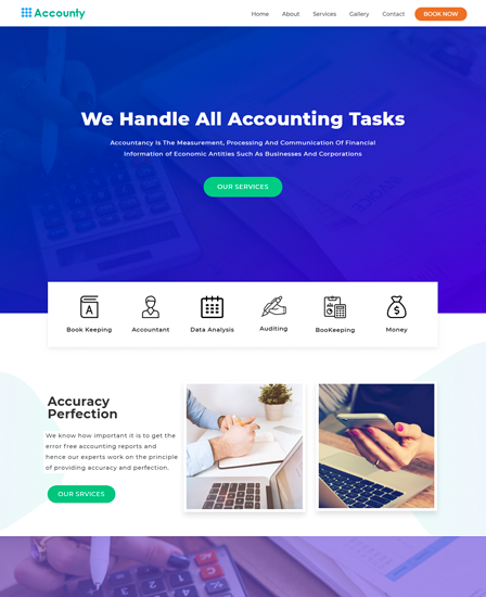 wordpress accounting theme Thumb