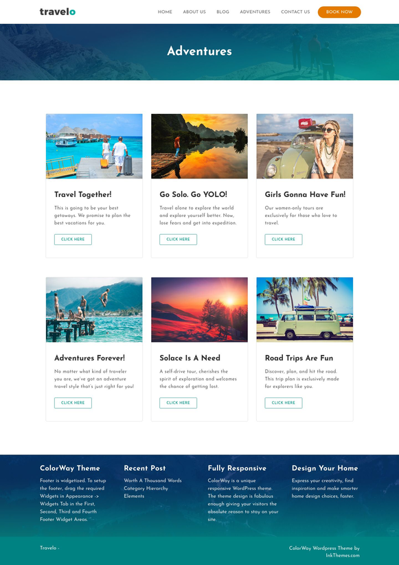Travelo - Travel Agency WordPress Theme | InkThemes