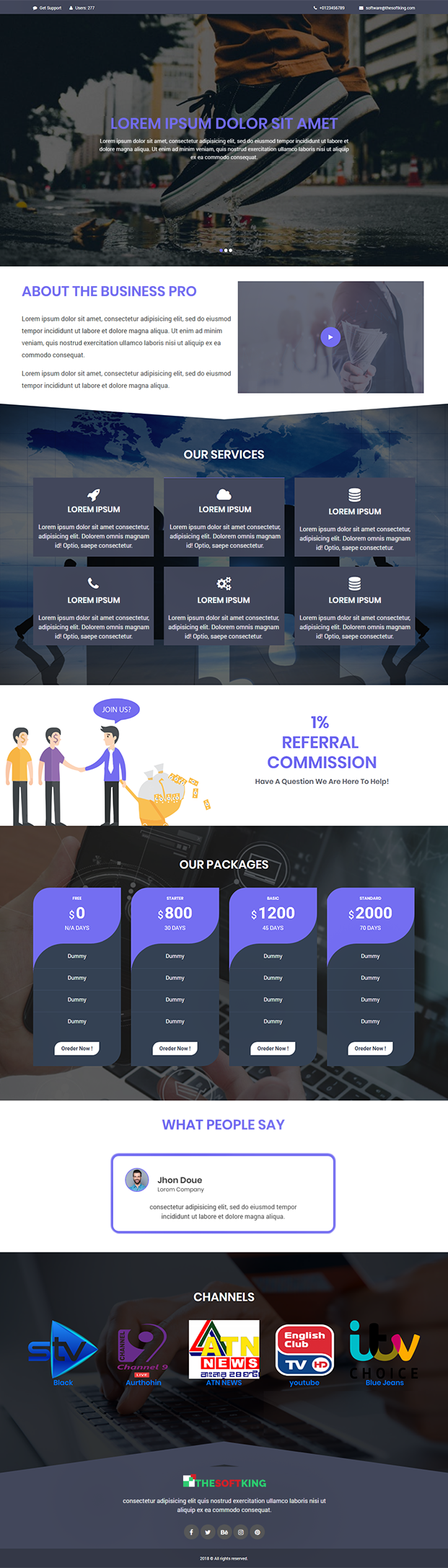 LiveTV Live Video Streaming PHP Script InkThemes