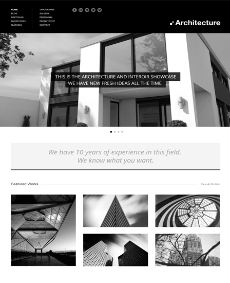 Architecture - WordPress Theme For Architects & Designers