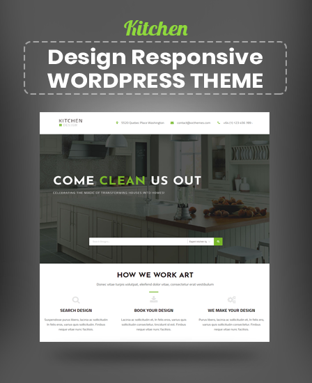 Kitchen Modern Design WordPress theme