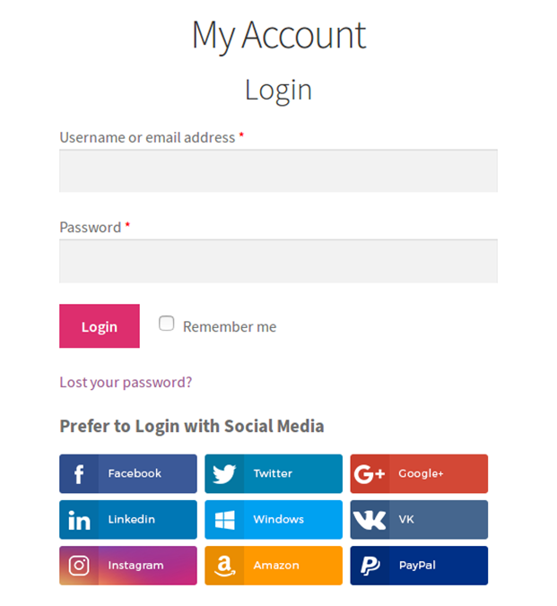 Social Login WordPress Plugin InkThemes
