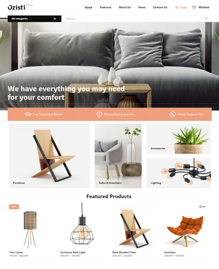 Ozisti Multi-Purpose WooCommerce WordPress Theme