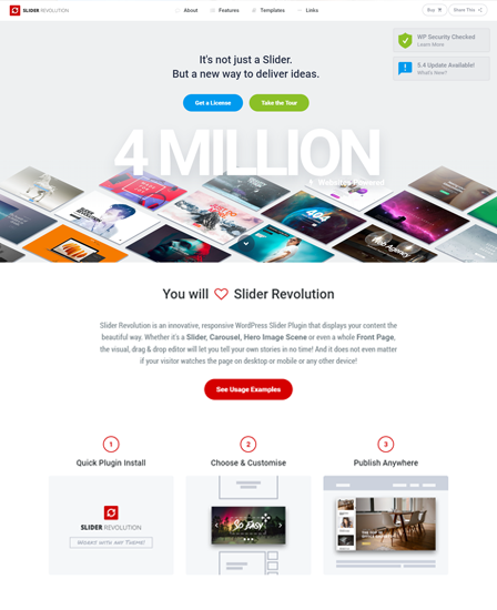 Slider Revolution WordPress Plugin