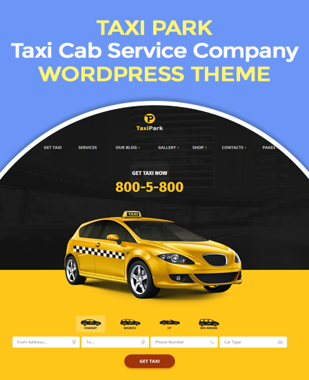 Taxi Park WordPress Theme