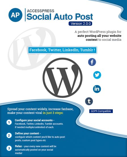 AccessPress Social Auto Post WordPress Plugin