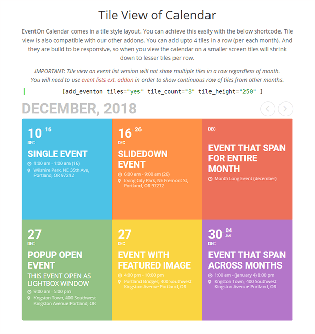 EventOn WordPress Event Calendar Plugin InkThemes