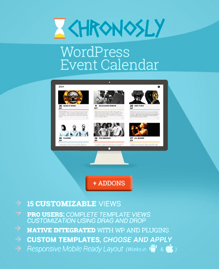 Chronously - Event Calender WordPress Plugin