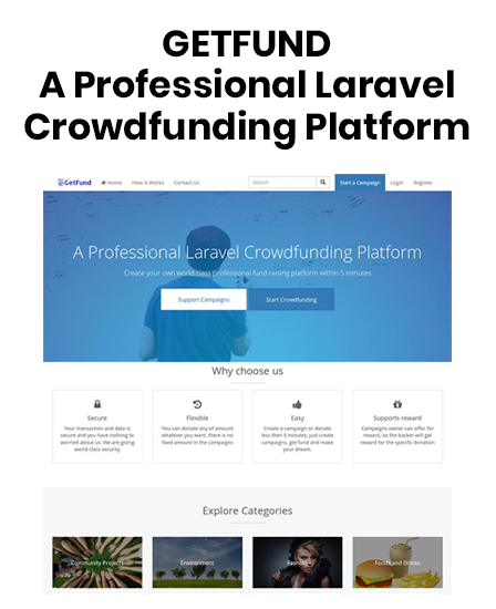 Crowdfunding PHP Script