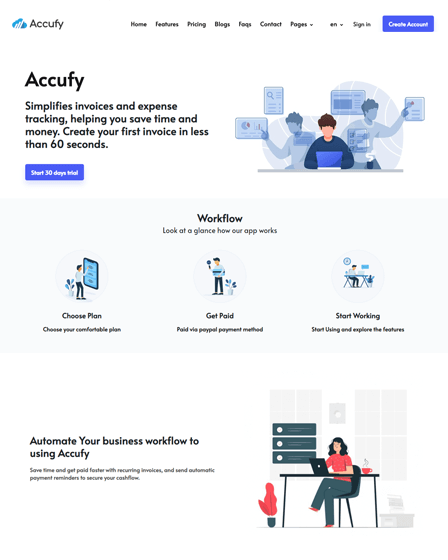 Accufy-INVOICING & ACCOUNTING PHP SCRIPT