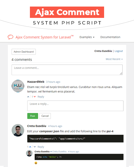 Comment PHP Script