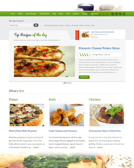 Food Recipes Feature Image