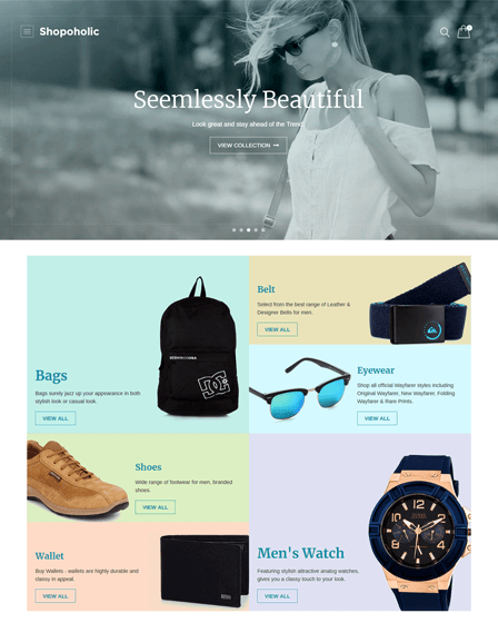 Shopoholic WordPress Theme