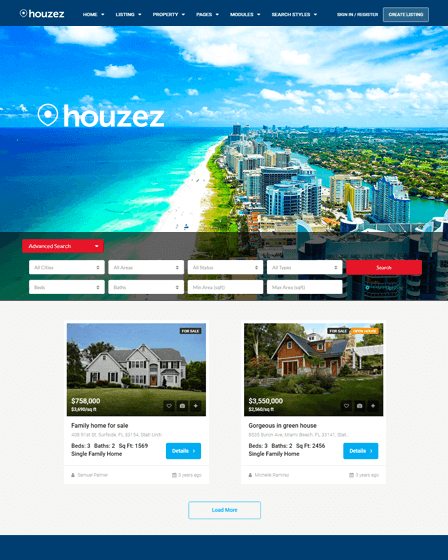 Houzez - WordPress Theme For Real Estate