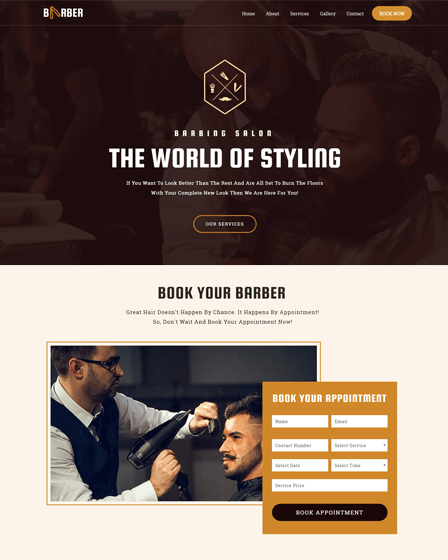 Thumb Image - WordPress Theme For Hair Salon