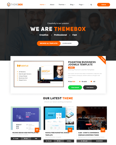 Themebox WordPress Theme