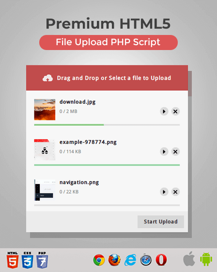 Thumb Image File Upload PHP Script