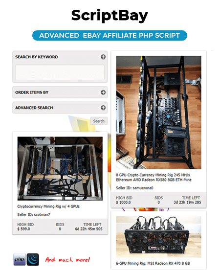 eBay Affiliate Script