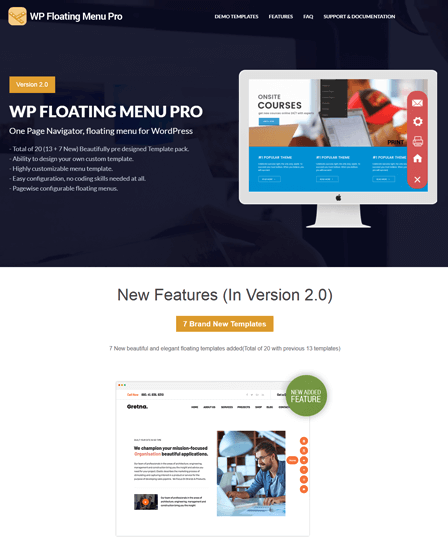 WP Floating Menu Pro Plugin