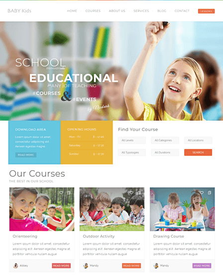 feature-children-wordpress-theme