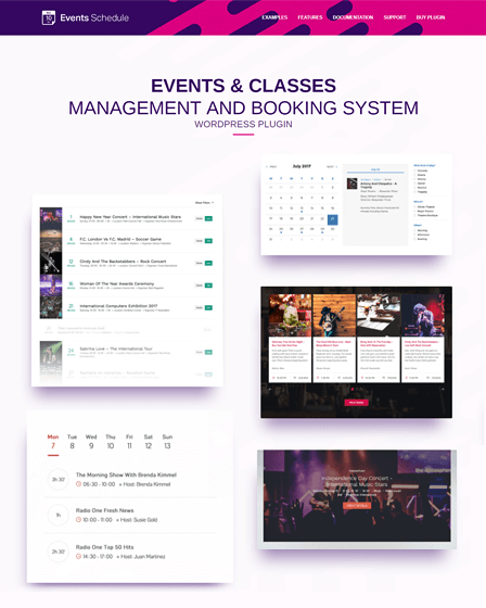 Events Schedule WordPress Plugin