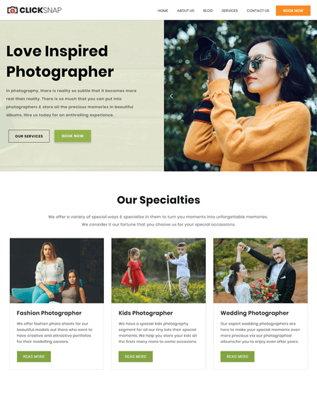 ClickSnap WordPress Theme