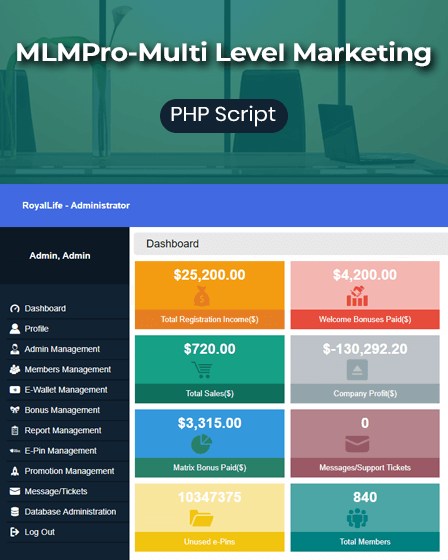 Multi Level Marketing PHP Script