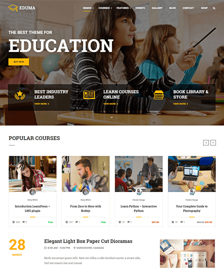 Eduma WordPress Theme