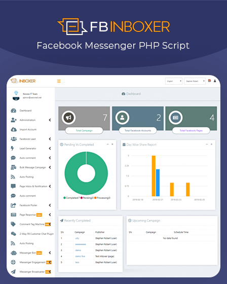 Messenger PHP Script