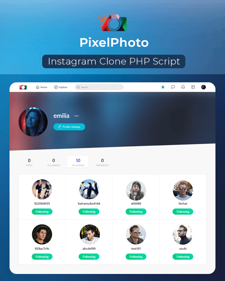 Instagram Clone Script