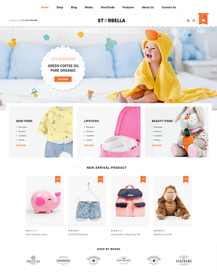 StarBellla WordPress Theme