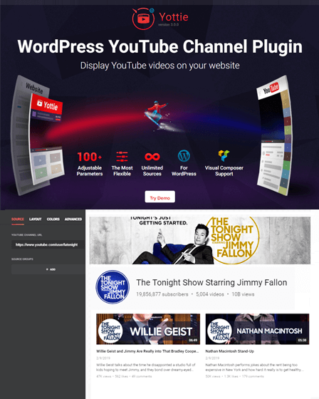 YouTube Gallery WordPress Plugin