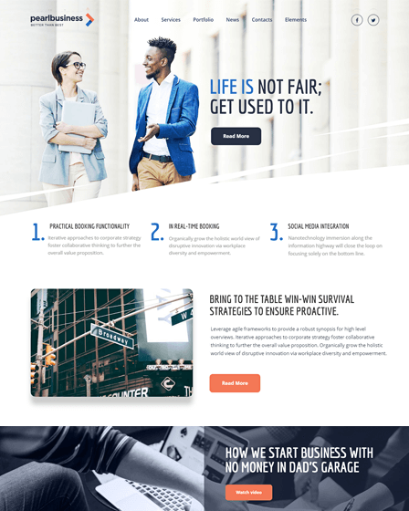 Pearl WordPress Theme