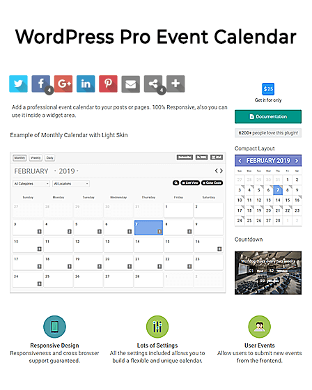 Event Calendar WordPress Plugin