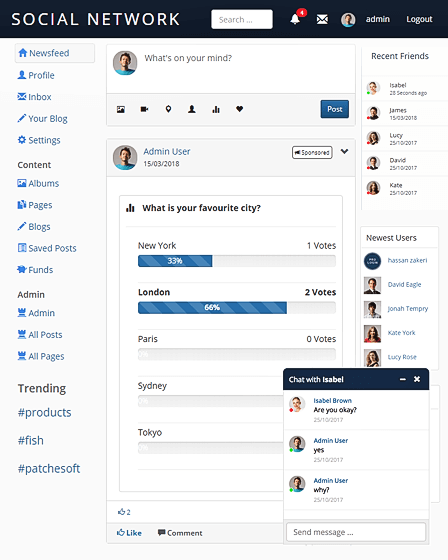 PHP Social Networking Script