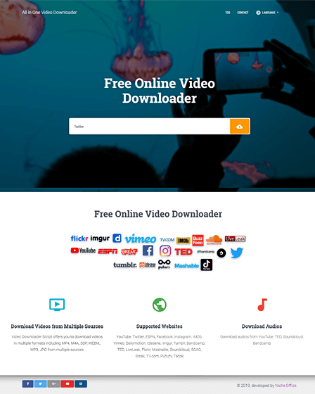 Featured Image - Downloader PHP script