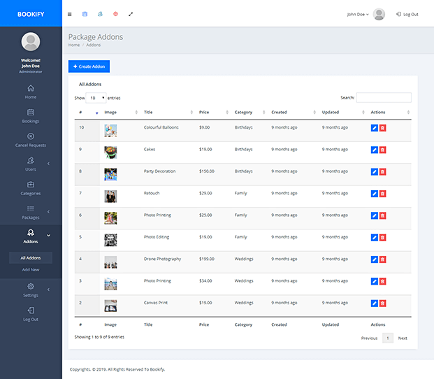 Bookify - Online Booking PHP Script | InkThemes