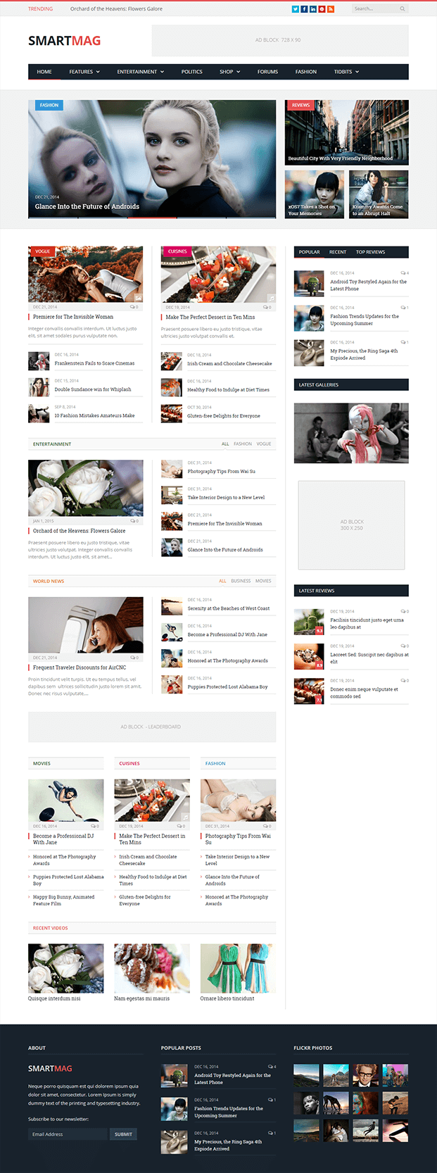 SmartMag Best Selling WordPress Magazine Template InkThemes SmartMag Best Selling WordPress Magazine Template InkThemes