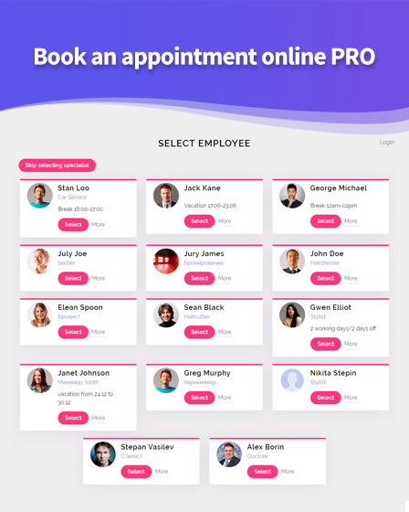 Book An Appointment Online PRO Plugin For WordPress