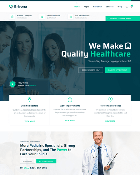 brivona-responsive-wordpress-theme-for-hospitals