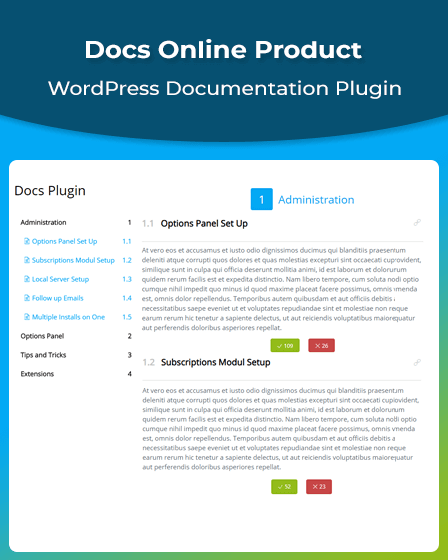 WordPress Documentation Plugin