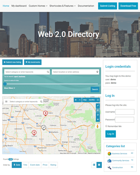 Web 2.0 Directory Plugin For WordPress