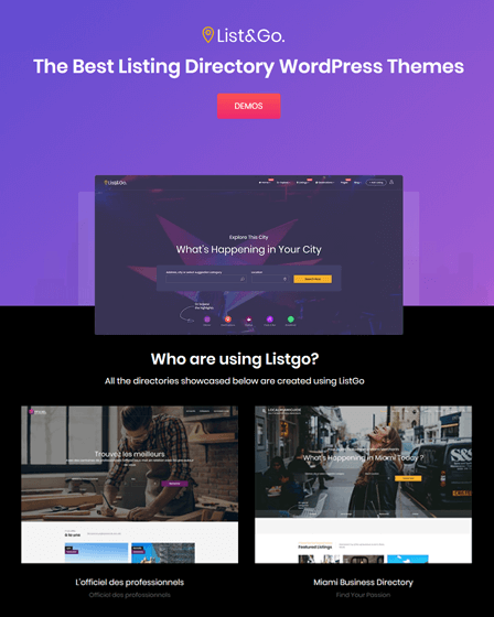 WordPress Listing Theme