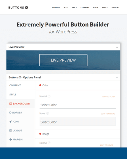 Button X WordPress Plugin