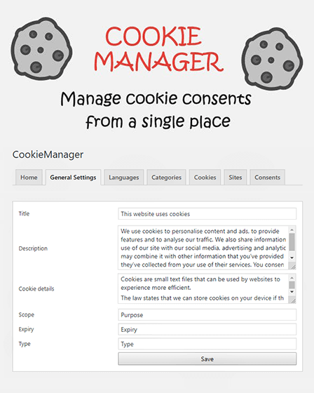 Cookie Manager Plugin